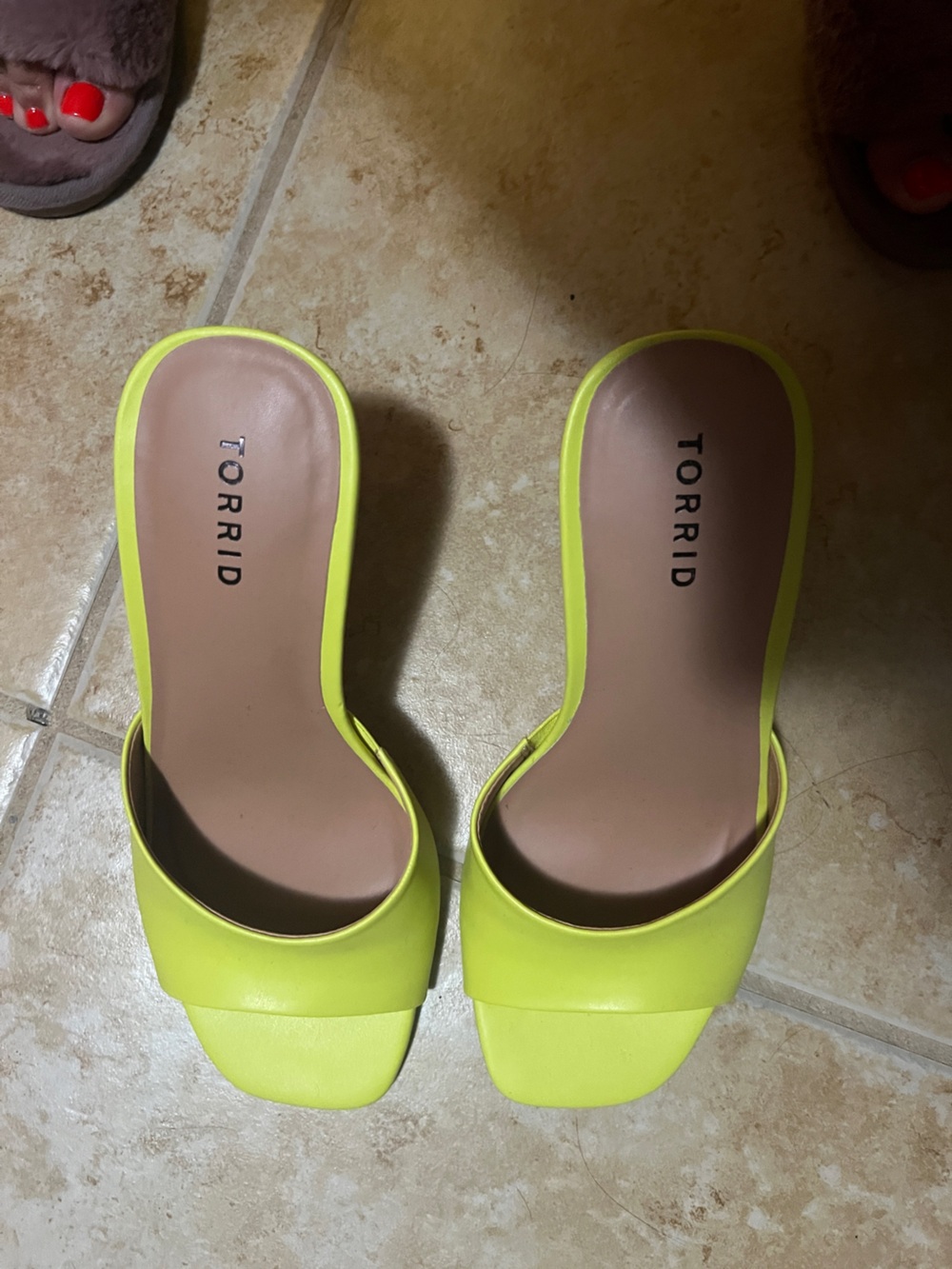 Torrid Neon green kitten heels - Women's